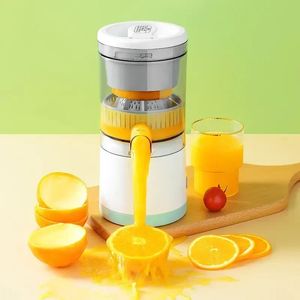 Przenośna elektryczna sokowirówka wielofunkcyjna owocowa sokowirówki domowy pomarańczowy cytryna Blender USB ładowanie kuchni Automatyczne świeżo squeezer 240307