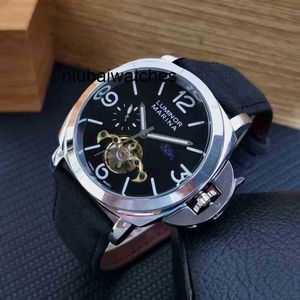 Automatyczne zegarki designerskie zegarki skórzane wodoodporne na rękę męską luksus