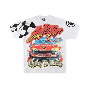 24SS USA auto autostrada a Victory Tee Letter Vintage Stampa maglietta per skateboard High Street 0329