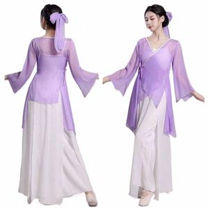 3st Set Oriental Dance Costume Chinese Dance Suit Festival Clothes Women Wear Kinesiska folkdansdräkt för kvinnor J3KR#