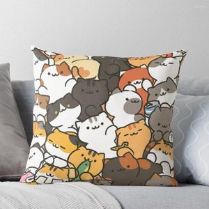 Подушка Neko Atsume Throw Luxury Cover Декоративный чехол