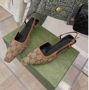 Sandalet Tasarımcı Sling Geri Yaz Moda Kadın Lüks Rhinestone Düğün Sandles Kaydırıcılar Yüksek Topuklu Ayakkabı Gucsity Moda Ayakkabıları 44556