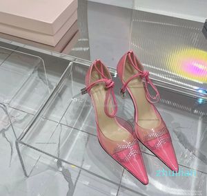 2024ハイスティレットヒールポンプシューズ女性用豪華なデザイナー工場靴