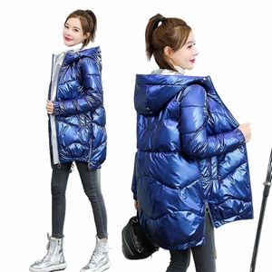 2024 neue Winterjacke Parkas Frauen Mantel Pelzkragen Mit Kapuze Mantel Weibliche Jacke Parka Dicke Warme Cott Gepolsterte Outwear P997 k2el #