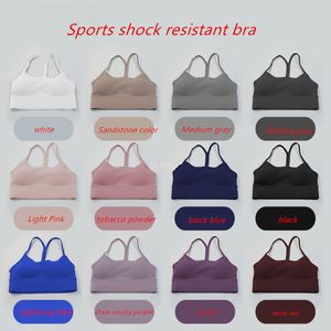 LL Reggiseno da yoga da donna Fitness Collezione di reggiseni sportivi da donna antiurto Allenamento da corsa all'aperto Intimo traspirante ad asciugatura rapida