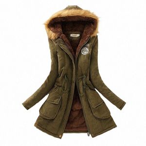 women Ultralight Parka Fi Lg Coat Wool Liner Hooded Coat 2023 New Winter Slim with Fur Collar Warm Padded Outdoor Clothes 69UX#