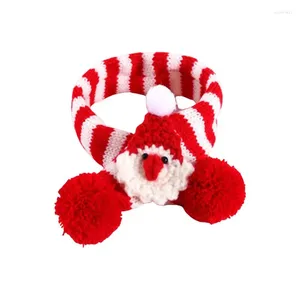 犬のアパレル猫クリスマスコスチュームニットスカーフ編み猫のための快適