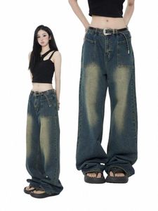 High Street Модные брендовые джинсы женские летние новые маленькие стильные ретро прямые трубки в пол Swee Design женские джинсовые брюки O5L5 #