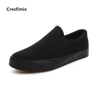 Обувь мужской модный комфорт All Black Slip на холсте мужски для мужчин плюс размер уличного отдыха обувь Zapatillas de Deporte Masculinas A5785
