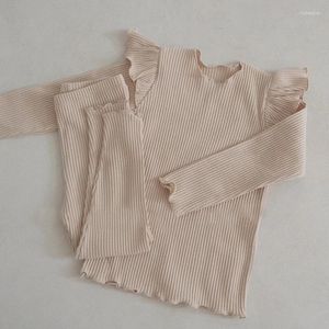 Zestawy odzieży chłopcy bluzy spodnie Kids Suits 2pcs/Set Cotton 2024 Trwałe wiosenne jesienne jogging.