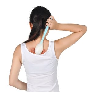 Vara de massagem raquete de massagem de silicone para dragagem meridianos e batidas no ombro e vértebra cervical massagem beleza saúde
