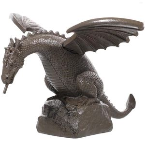 Garden Decorations Dragon Water Fountain Statue Nozzle Pond Modeling Ornament Sprayer Resin For Decor Head Replacement