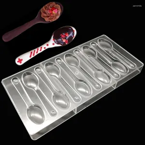 Baking Moulds Spoon Shape Chocolate Mold Candy Molds Jelly Mould Plastic Pc Cake Decorating Tools