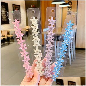 Hair Accessories 10Pcs Flower Mini Clips Small Hairpins For Women Girls Fashion Sweet Barrettes Side Clip Gift Drop Delivery Baby Ki Dh9Jg
