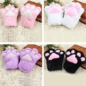 Seksi Parti Kedi Malzemeleri Maid Mother Cats Pençe Eldivenleri Cosplay Aksesuarları Anime Kostüm Peluş Eldivenler Paw Partys Glov