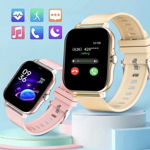 Smart Watch For Men Women Gift 1.44" Screen Full Touch Sports Fitness Watches Bluetooth Calls Digital Smartwatch Wristwatch