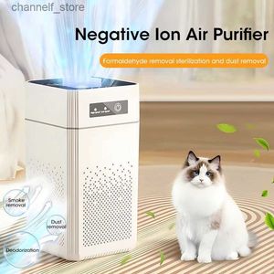 Air Purifiers Air Purifier for Home Allergies Pets Hair in Bedroom hoe Cabinet True HEPA Filter Filtration System Cleaner Odor EliminatorsY240329