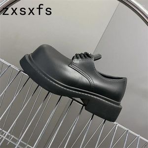 Casual Schuhe Designer Marke Kleid Männer Frauen Lace Up Platz Ferse Mary Jean frauen Müßiggänger Herbst Formale Büro Männlich