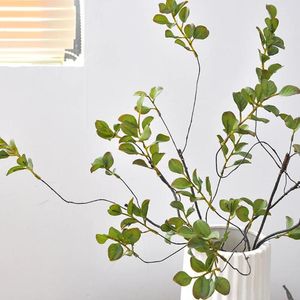 Decorative Flowers Simulated Twigs Vase Filling Ornament Fall Leaves DIY Branches Home Decor Artificial Leaf Pick Fake Simulation