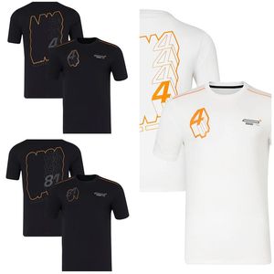 Formula 1 racing short sleeve T-shirt team uniform 2024 racing suit round neck casual wear