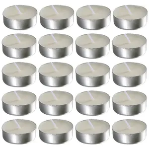 Party Decoration 50pcs Tea Lights Candles White Tealight Small Light Little Tiny Tealights For Wedding