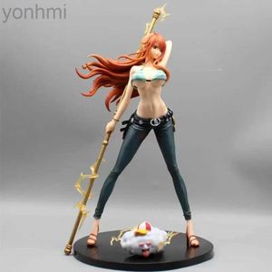 Anime Manga One Piece Anime Figure 37cm Hunter Fan Nami Action Figurine Pvc Statue Model Decoration Collection Doll Toys For Christmas Gifts 24329