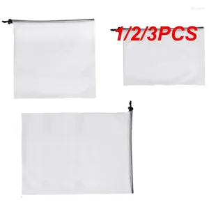 Storage Bags 1/2/3PCS Umbrella Bag Portable Transparent Matte Plastic Waterproof Cover Drawstring Sundries Organizer