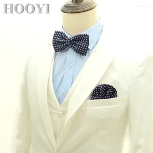 Bow Ties Dot Bowtie Set Fashion for Men Paper Pocket Ręcznik