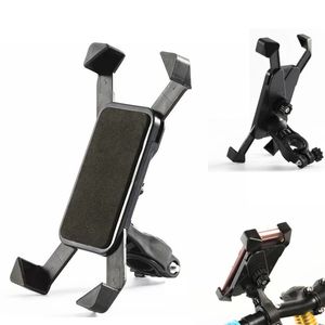 Phone Holder Motorcycle Mobile Cellphone Holder Bike Handlebar Clip Stand GPS Mount Bracket for IPhone Samsung Anti Shake