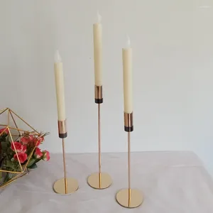 Candle Holders Metal Luxury Gold Mix Black Candlestick Wedding Stand Exquisite Candelabra Table Home Decor