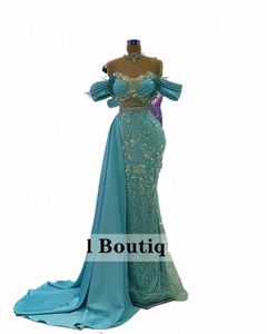 Nuovo 2024 Sparkly Sirena Spagna Sera Dr Glitter Bordare Cristalli Formale Abito di Promenade Festa di Nozze Recepti Abiti Abiti s7jJ #