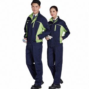 plus Size Outono terno de soldagem manga lg oficina de trabalho conjunto de roupas de trabalho mecânico Auto reparação fábrica uniforme de engenharia 95aA #