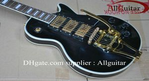 Custom Shop Black beauty 3 pickups Electric Guitar Gold B700 Tremolo Bridge China Made Guitars4193857