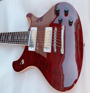 In Stock Library 10 Top Quilt Maple Top McCarty 594 Reed Smith Guitar Wine Burst Custom 22 Flame Maple Neck 22 frets China Electri6206922