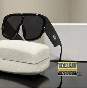 Designer-Sonnenbrillen für Männer und Frauen, modische, klassische Sonnenbrille, luxuriöse polarisierte Piloten-Übergroße-Sonnenbrille, UV400-Brille, PC-Rahmen, Polaroid-Objektiv S6014