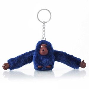 Keychains & Lanyards Cute Fluffy Fur Tiny Monkey Key Chain For Woman Mini Keychain On Bag Car Trinket Jewelry Wedding Party Kids Toys Dhupy
