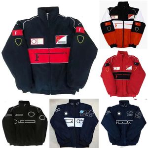 F1フォーミュラ1レーシングジャケットウィンターカーフル刺繍綿服スポットセール