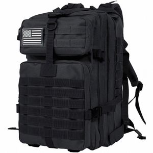 qtqy 30/45L Mann Taktische Rucksäcke Militär Reisetaschen Armee Outdoor 3p Angriff EDC Molle Pack für Trekking -Jagdtasche K0UV#