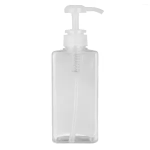 Bottiglie di stoccaggio Bottiglia Pompa Shampoo Dispenser vuoto ricaricabile Sapone per le mani Lozione Lavaggio del corpo in plastica