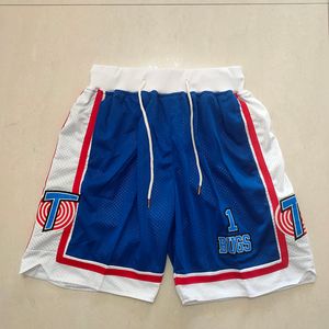 Mens''Movie''Space''Shorts Basketball Retro Mesh Brodered Casual Athletic Gym Team Shorts