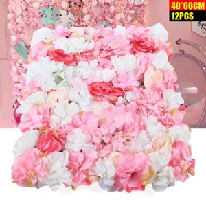 Decorative Flowers Artificial Flower Wall Pollen DIY Wedding Party Street Background 12 Pcs