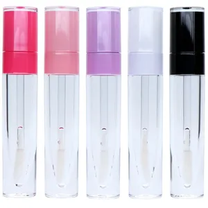 Bottiglie di stoccaggio 20 pz/lotto 6.3ML Tubi di Rossetto Vuoti Lip Gloss Trasparente Eyeliner Mascara Contenitore