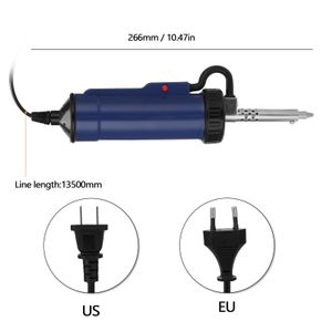 ADT06 Otomatik Taşınabilir Elektrikli Lehim Teneke Sucker Vakum Lehim Kaldır Pompa Desoldering Makinesi Elektrikli Lehimleme İronları