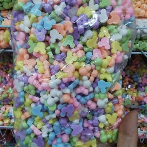 Komponenter 1000pieces 1112mm DIY Cartoon Candy Mouse Shape Sticker Flat Beads Scrapbook For Woman Kids Hairpin Jewelry Making Accessories