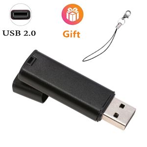 OTG Metal USB Flash Drive 64GB 128GB Free Custom LOGO Pen Drives 32GB Gift Key Chain Memory Stick 16GB Pendrive 8GB 4GB 128MB