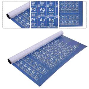 Shower Curtains 1pc Chemistry Periodic Table Wall Painting Decor