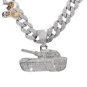 Designer Hot Selling High End Original Iced Out Hip Hop VVS Moissanite Diamond Chain Pendant Necklace Custom 925 Silver Jewelry for Men