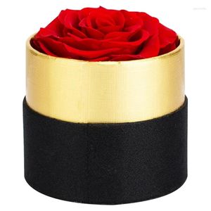 Dekorative Blumen, konservierte Rosenblüten, ewig, im Box-Set, Hochzeit, Muttertag, Weihnachten, Valentinstag, Jahrestag, für immer Liebesgeschenke