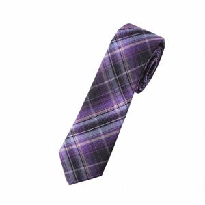 Japansk skola JK Uniform Lattice Bow Tie för flickor Fjäril Purple Color School Sailor Suit Uniform Accores FRS TIE R1BK#