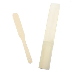 Colheres 1 conjunto de bambu camarão molde deslizante colher bolas fazendo ferramenta para casa